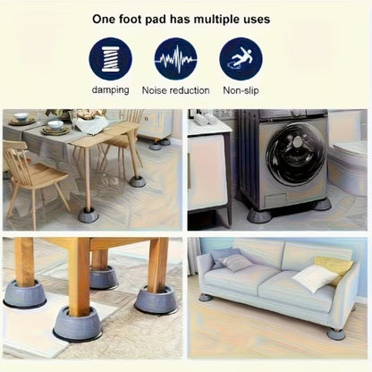 Un set de patru paduri mari cu absorbție a șocurilor