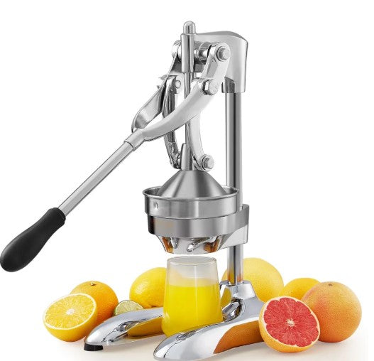 Storcător Manual Profesional de Fructe și Citrice din Oțel Inoxidabil și Zinc