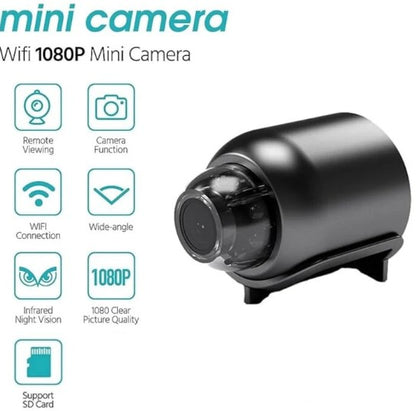 OFERTĂ 1+1 – Mini Cameră Spion X5, WiFi, 1080p, Night Vision