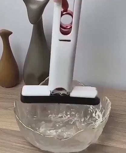 Mini Mop 29x12cm de Mana cu Burete Pliabil, pentru Curatarea Suprafetelor